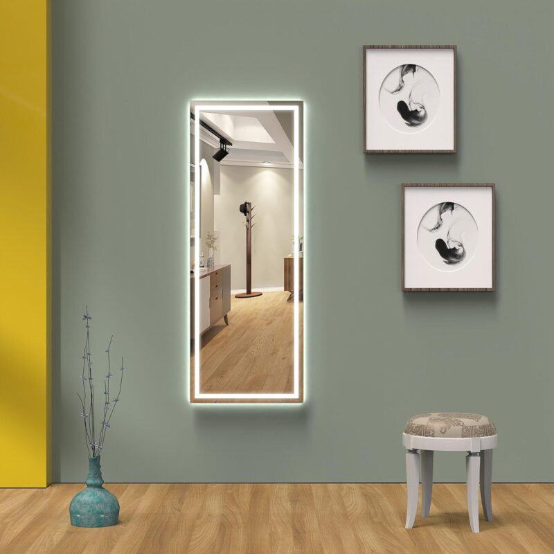 AURA 559×1600 mm viso ūgio LED veidrodis su atitrauktu priekiniu apšvietimu