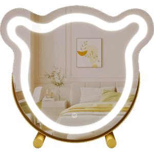 LovelyBear 450×480 mm makiažo - žaidimų LED veidrodis su priekiniu apšvietimu